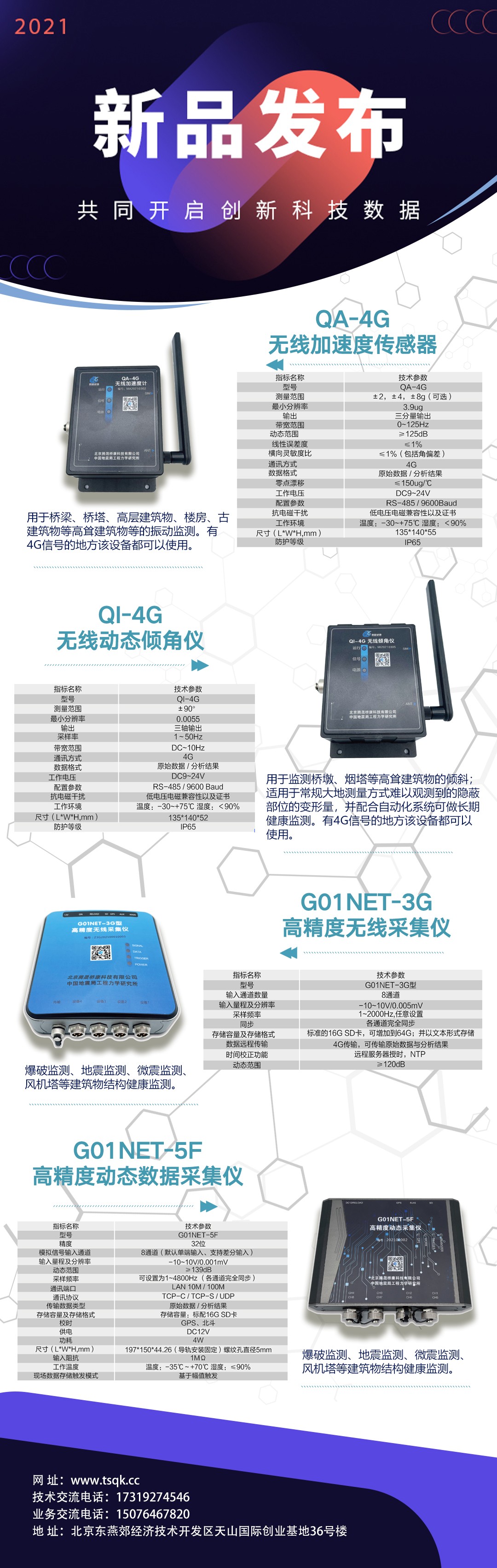 橋梁監測,水壩監測,古建筑監測,爆破監測,地震監測